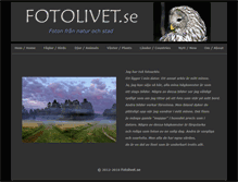 Tablet Screenshot of fotolivet.se